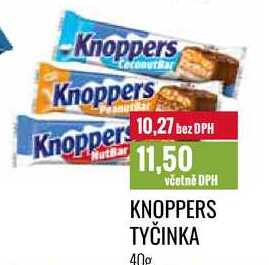 KNOPPERS TYČINKA 40g