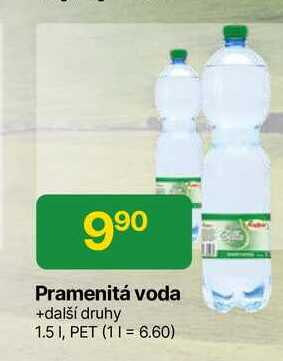 Hruška Pramenitá voda 1.5l, PET 