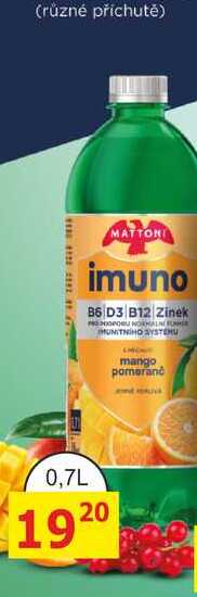 MATTONI imuno 0,7l