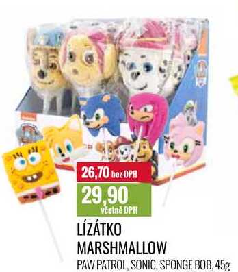 LÍZÁTKO MARSHMALLOW 45g 