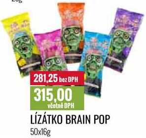 LÍZÁTKO BRAIN POP 50x16g 
