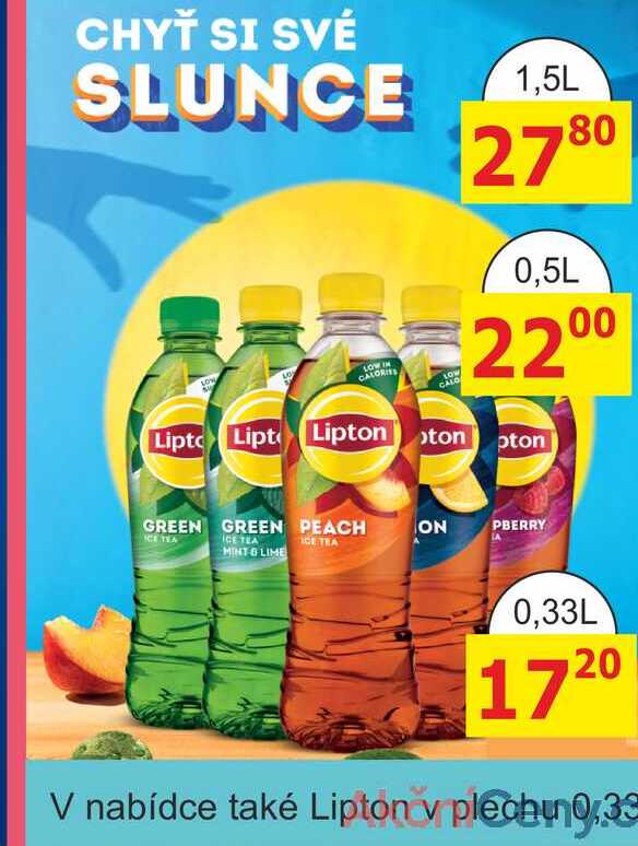 Lipton Ice Tea ledový čaj, vybrané druhy 0.33l
