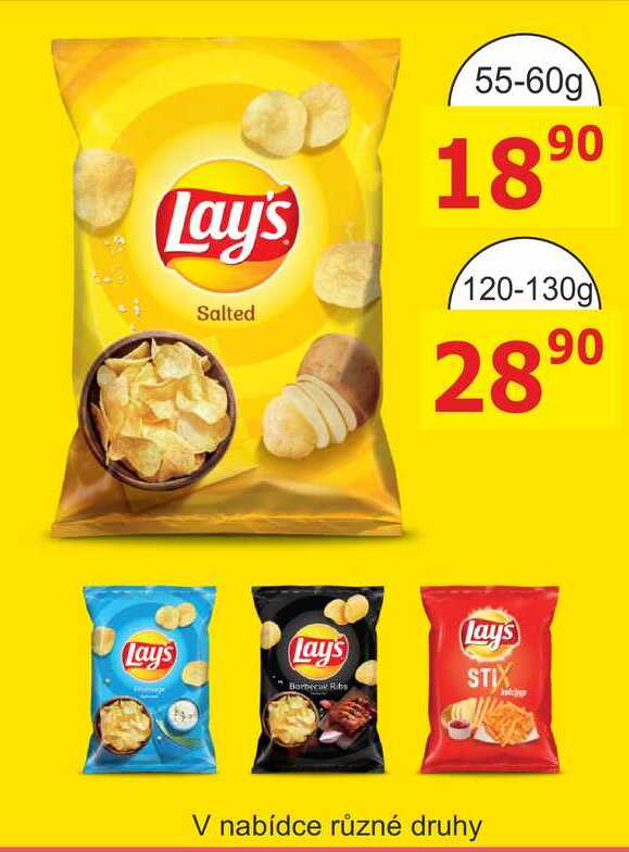 Lay's Salted 55-60g