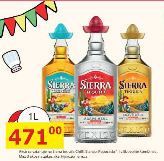 Sierra tequila Blanco 1L
