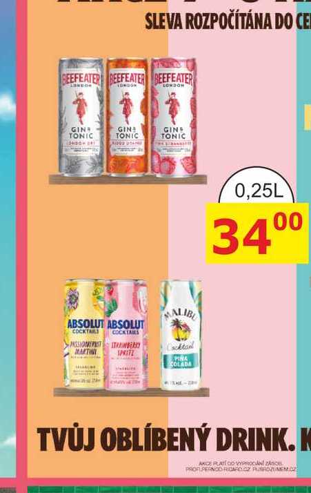 BEEFEATER LONDON GIN TONIC 0,25l