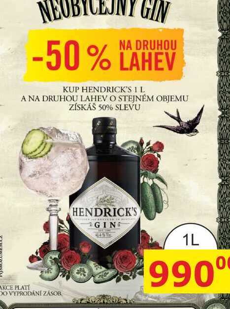 HENDRICK'S GIN 1l