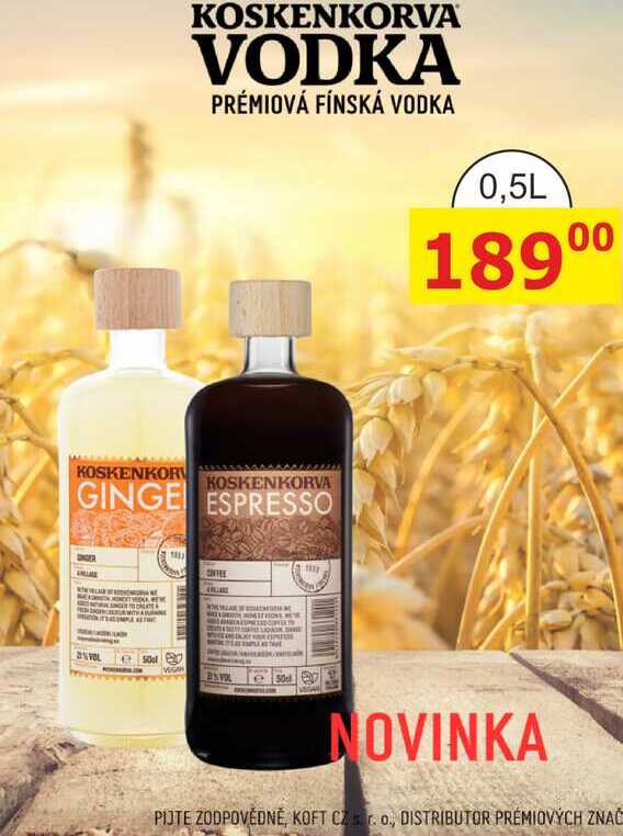 Koskenkorva vodka OCHUCENÁ 0.5L