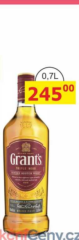 Grant's Triple Wood 0,7l 40%