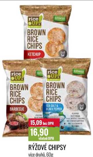 RÝŽOVÉ CHIPSY 60g 