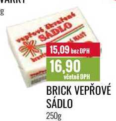 BRICK VEPŘOVÉ SÁDLO 250g 