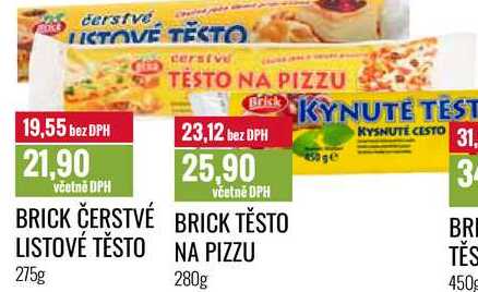BRICK TĚSTO NA PIZZU 280g