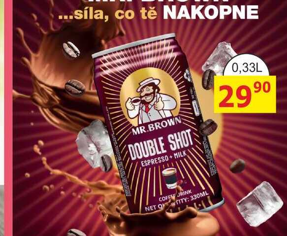 MR.BROWN DOUBLE SHOT 0,33l