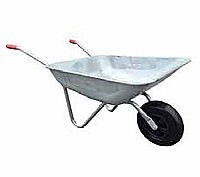 KOLEČKO HOBBY POZINKOVANÉ, 65 L