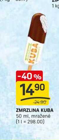 KUBA 50 ml, mražené 