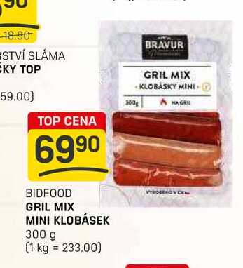 GRIL MIX MINI KLOBÁSEK 300 g 