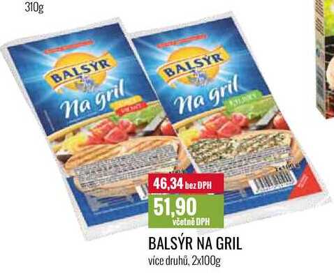 BALSÝR NA GRIL 2x100g 