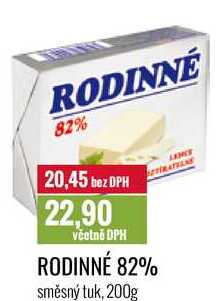 RODINNÉ 82% 200g