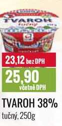 TVAROH 38% tučný, 250g 