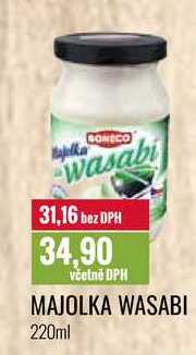 MAJOLKA WASABI 220ml 