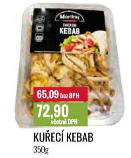 KUŘECÍ KEBAB 350g 