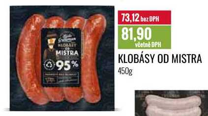 KLOBÁSY OD MISTRA 450g 