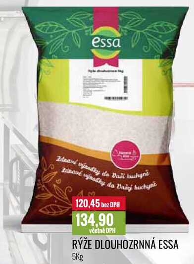 RÝŽE DLOUHOZRNNÁ ESSA 5Kg 