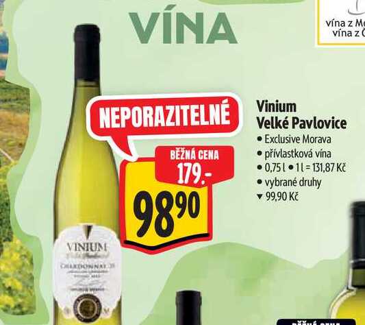  Vinium Velké Pavlovice 0,75 l