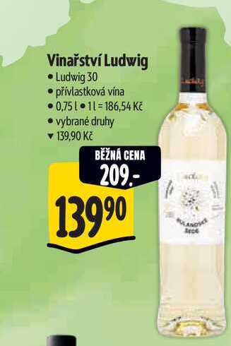 Vinařství Ludwig  0,75 l