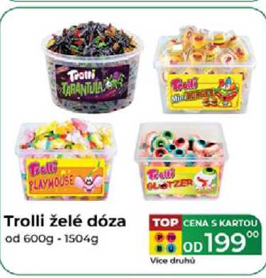 Trolli želé dóza od 600g - 1504g 