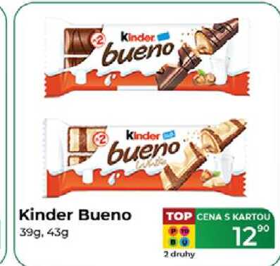 Kinder Bueno 39g, 43g 
