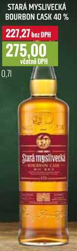 STARÁ MYSLIVECKÁ BOURBON CASK 40% 0,7l