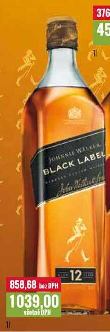 JOHNNIE WALKE BLACK LABEL 1l