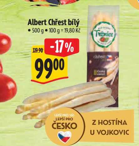 Albert Chřest bílý 500 g 