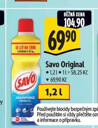  Savo Original 1,2 l
