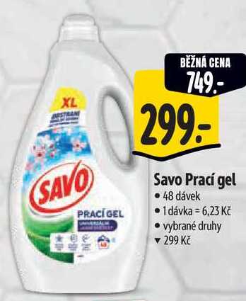 Savo Prací gel, 48 dávek 