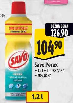 Savo Perex, 1,2 l