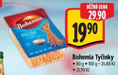 Bohemia Tyčinky, 80 g