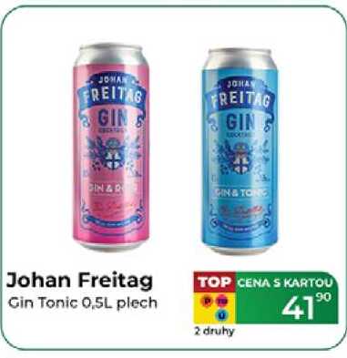 Johan Freitag Gin Tonic 0,5L plech  