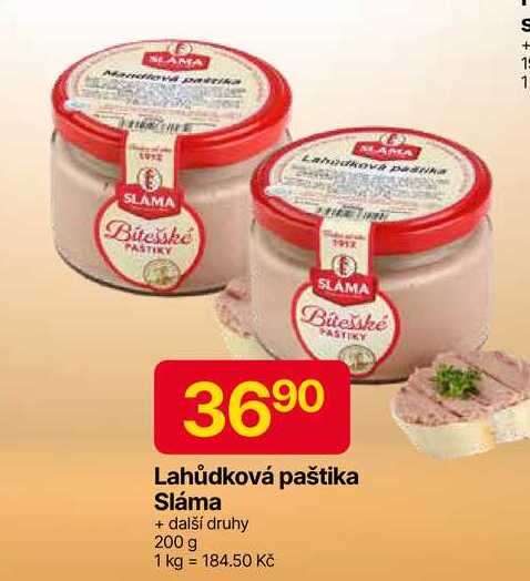 Lahůdková paštika Sláma 200 g 