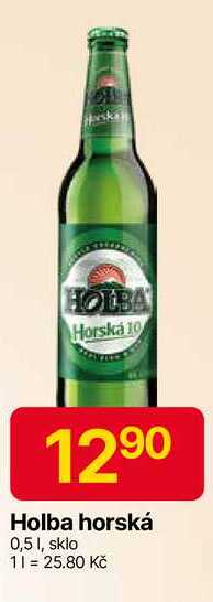 Holba horská 0,5 L, sklo 
