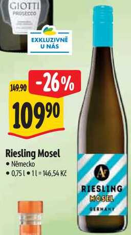 Riesling Mosel, 0,75 l