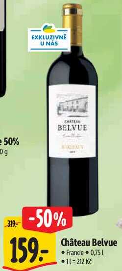 Château Belvue, 0,75 l