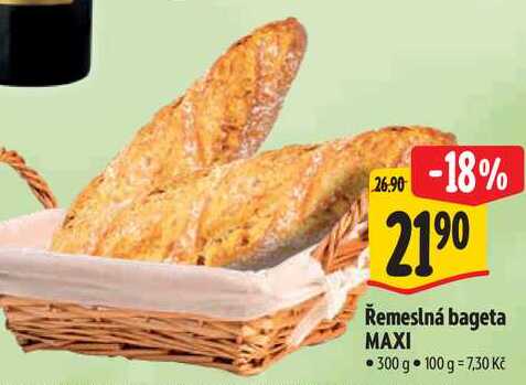 Řemeslná bageta MAXI, 300 g