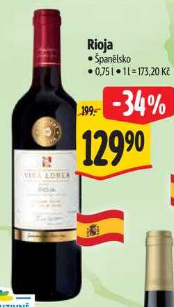 Rioja, 0,75 l