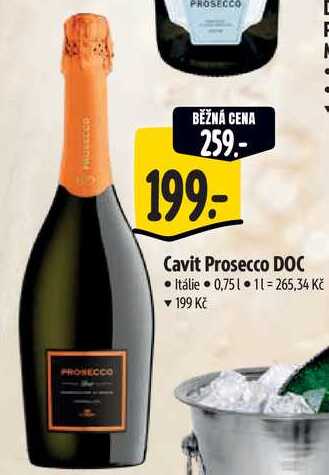 Cavit Prosecco DOC, 0,75 l