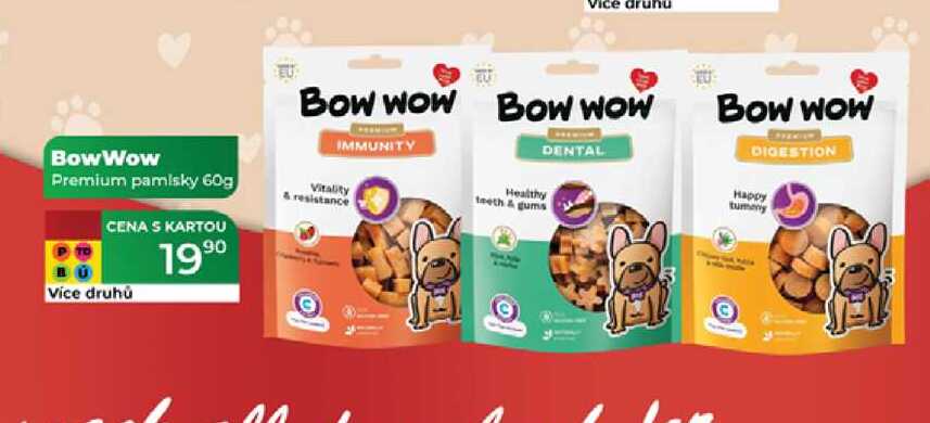 Bow Wow Premium pamlsky 60g 