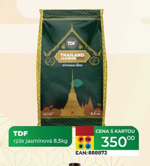 TDF rýže jasmínová 8,5kg