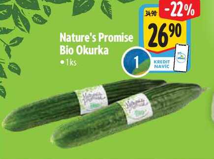 Nature's Promise Bio Okurka, 1 kg