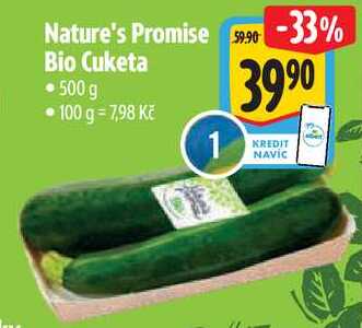 Nature's Promise Bio Cuketa, 500 g 