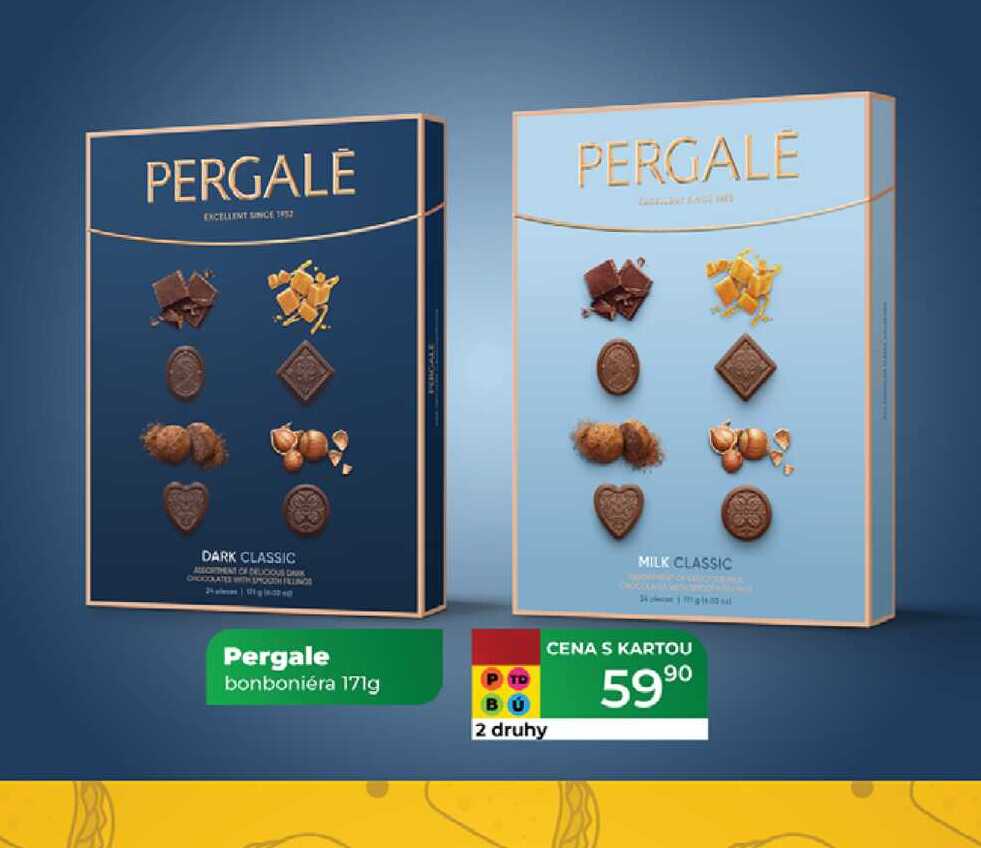 Pergale bonboniéra 171g 